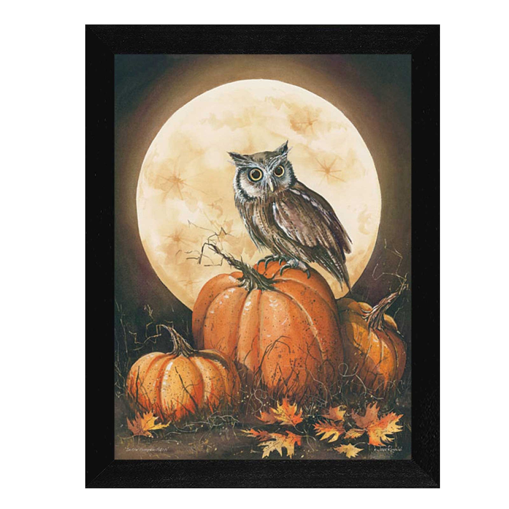 In the Pumpkin Patch Black Framed Print Wall Art