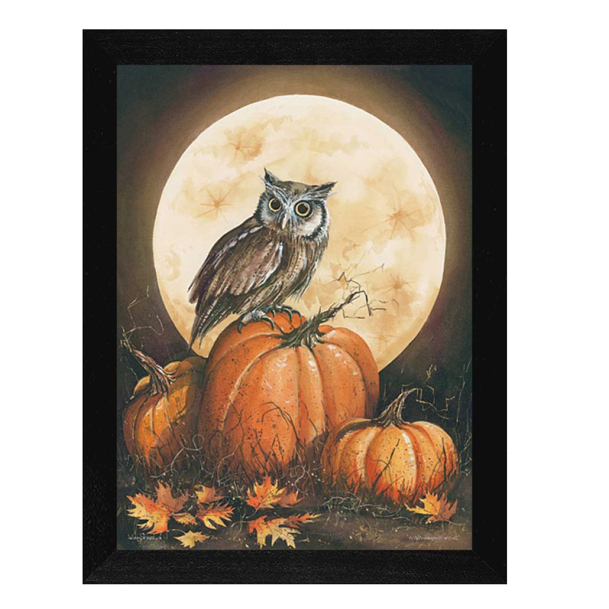 In the Pumpkin Patch Black Framed Print Wall Art