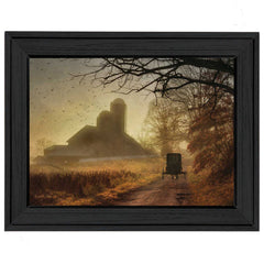 Sunday Morning 2 Black Framed Print Wall Art