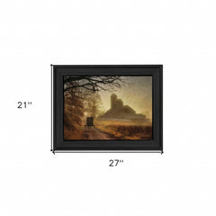 Sunday Morning 2 Black Framed Print Wall Art