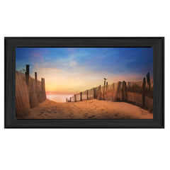 A New Day 3 Black Framed Print Wall Art