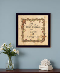 Bless this Home 2 Black Framed Print Wall Art