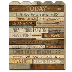 Today is a Brand New Day Unframed Print Wall Art