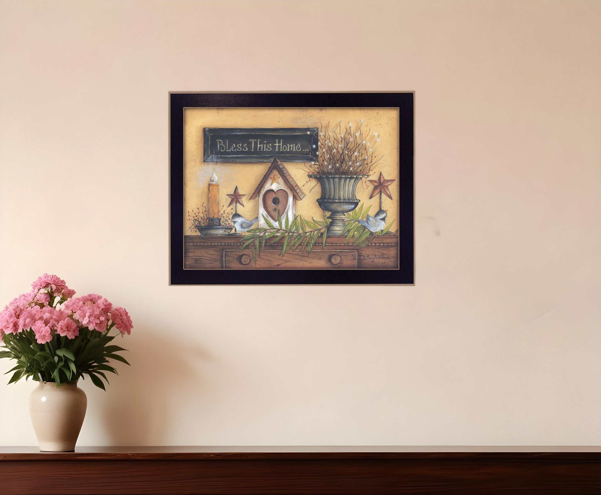 Bless This Home 4 Black Framed Print Wall Art