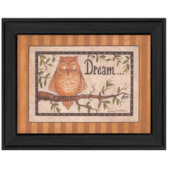 Dream 2 Black Framed Print Wall Art