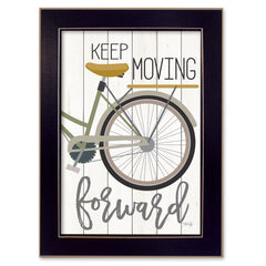 Moving Forward Black Framed Print Wall Art