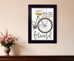 Moving Forward Black Framed Print Wall Art - Homeroots