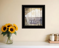 Wash 2 Black Framed Print Bathroom Wall Art