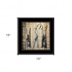 Dry 2 Black Framed Print Wall Art - Homeroots