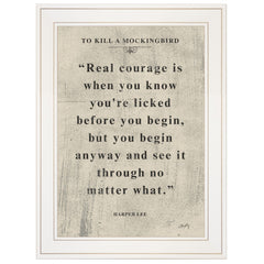 Book Quote VI 1 White Framed Print Wall Art - Homeroots