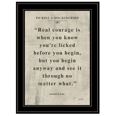 Book Quote VI 2 Black Framed Print Wall Art - Homeroots