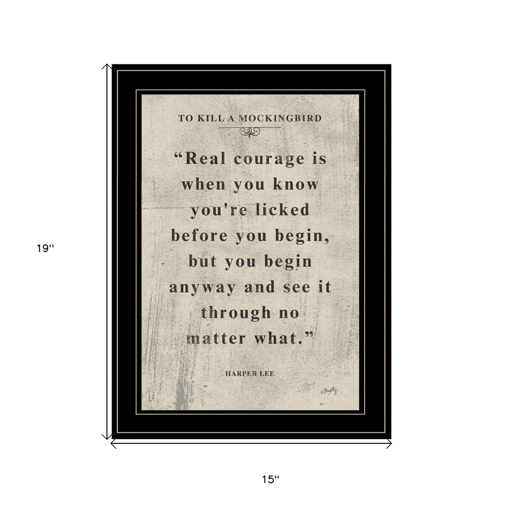 Book Quote VI 2 Black Framed Print Wall Art - Homeroots