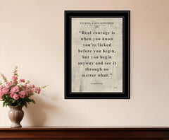 Book Quote VI 2 Black Framed Print Wall Art - Homeroots