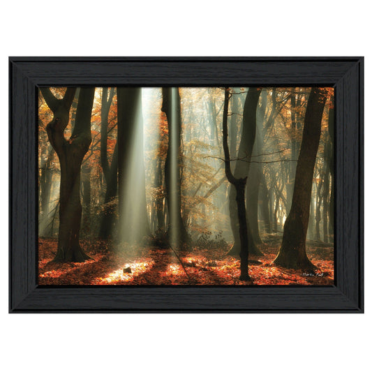 Beam Me Up Black Framed Print Wall Art - Homeroots