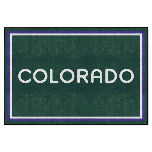 Colorado Rockies 5ft. x 8 ft. Plush Area Rug - Colorado Rockies