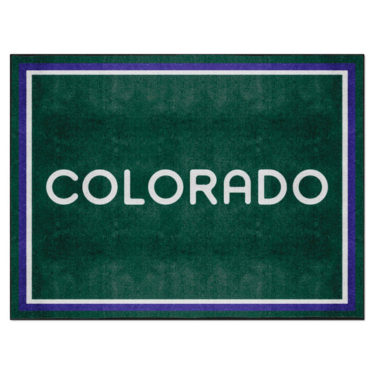 Colorado Rockies 8ft. x 10 ft. Plush Area Rug