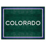 Colorado Rockies 8ft. x 10 ft. Plush Area Rug