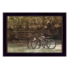 Journey Together 3 Black Framed Print Wall Art