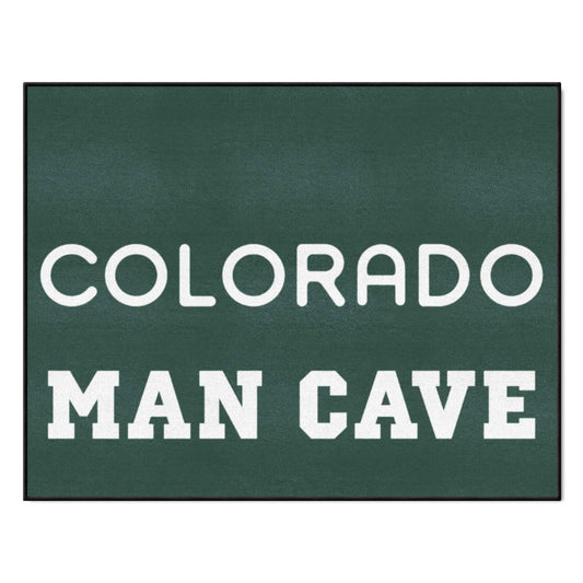 Colorado Rockies Man Cave All-Star Rug - 34 in. x 42.5 in. - Colorado Rockies