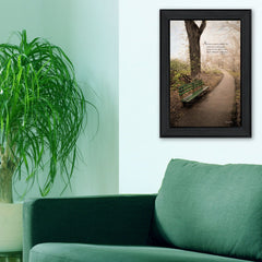 Through the Mist Black Framed Print Wall Art - Homeroots