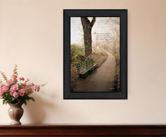 Through the Mist Black Framed Print Wall Art - Homeroots