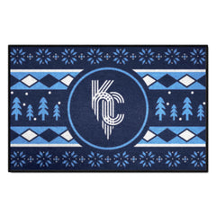 Kansas City Royals Holiday Sweater Starter Mat Accent Rug - 19in. x 30in.