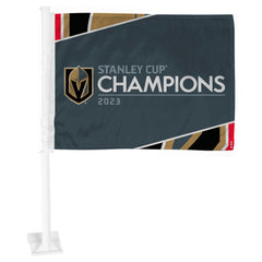 Vegas Golden Knights 2023 Stanley Cup Champions Car Flag Large 1pc 11" x 14"