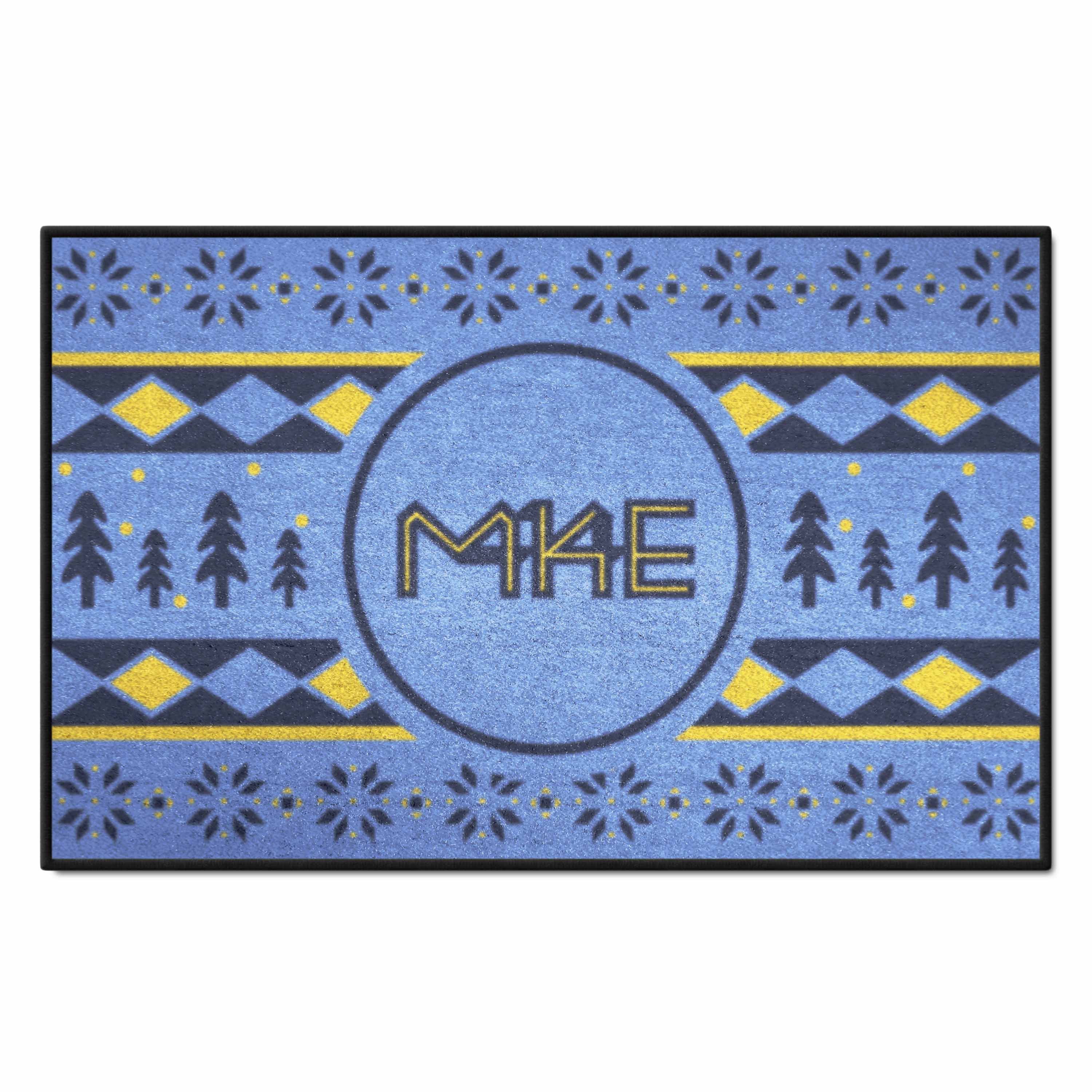 Milwaukee Brewers Holiday Sweater Starter Mat Accent Rug - 19in. x 30in.