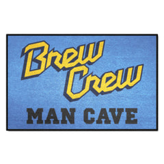 Milwaukee Brewers Man Cave Starter Mat Accent Rug - 19in. x 30in.