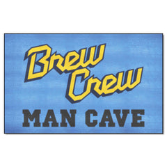 Milwaukee Brewers Man Cave Ulti-Mat Rug - 5ft. x 8ft.