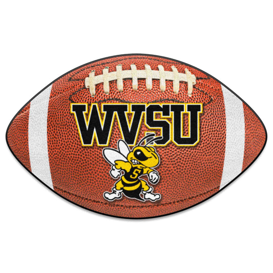 West Virginia State Yellow Jackets Football Rug - 20.5in. x 32.5in.