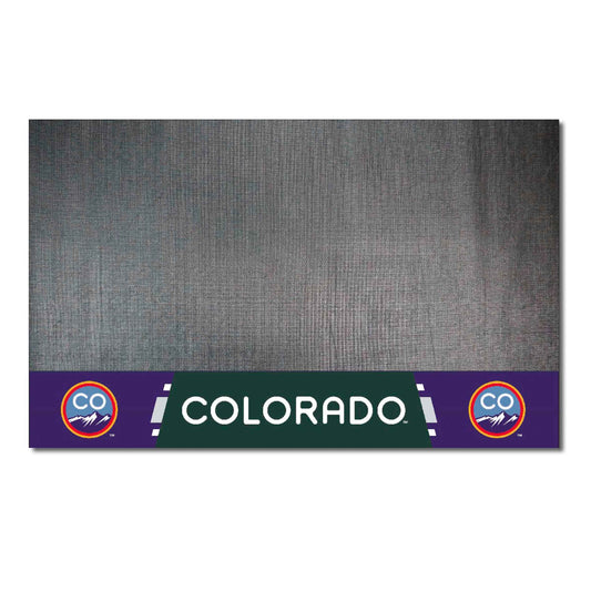 Colorado Rockies Vinyl Grill Mat - 26in. x 42in.