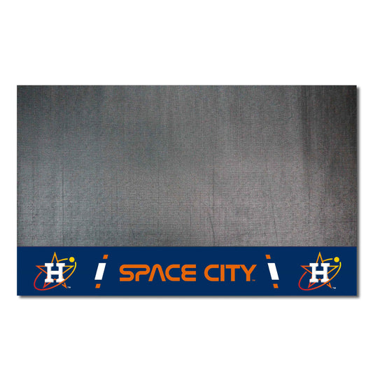 Houston Astros Vinyl Grill Mat - 26in. x 42in.