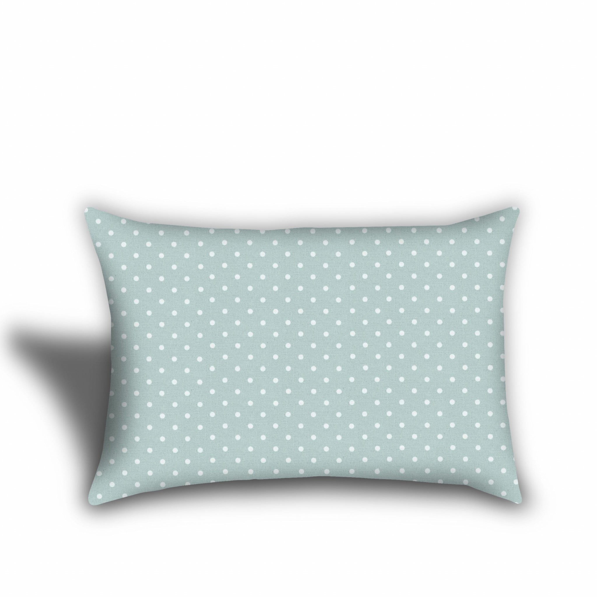 Set Of Three 18" X 18" Seafoam And White Zippered Floral Throw Indoor Outdoor Pillow