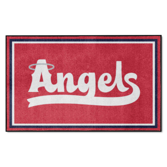 Los Angeles Angels 4ft. x 6ft. Plush Area Rug