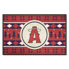 Los Angeles Angels Holiday Sweater Starter Mat Accent Rug - 19in. x 30in.