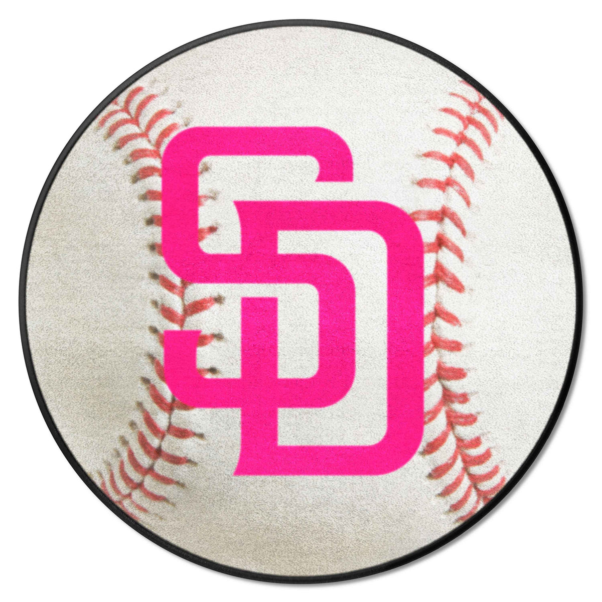 San Diego Padres Baseball Rug - 27in. Diameter