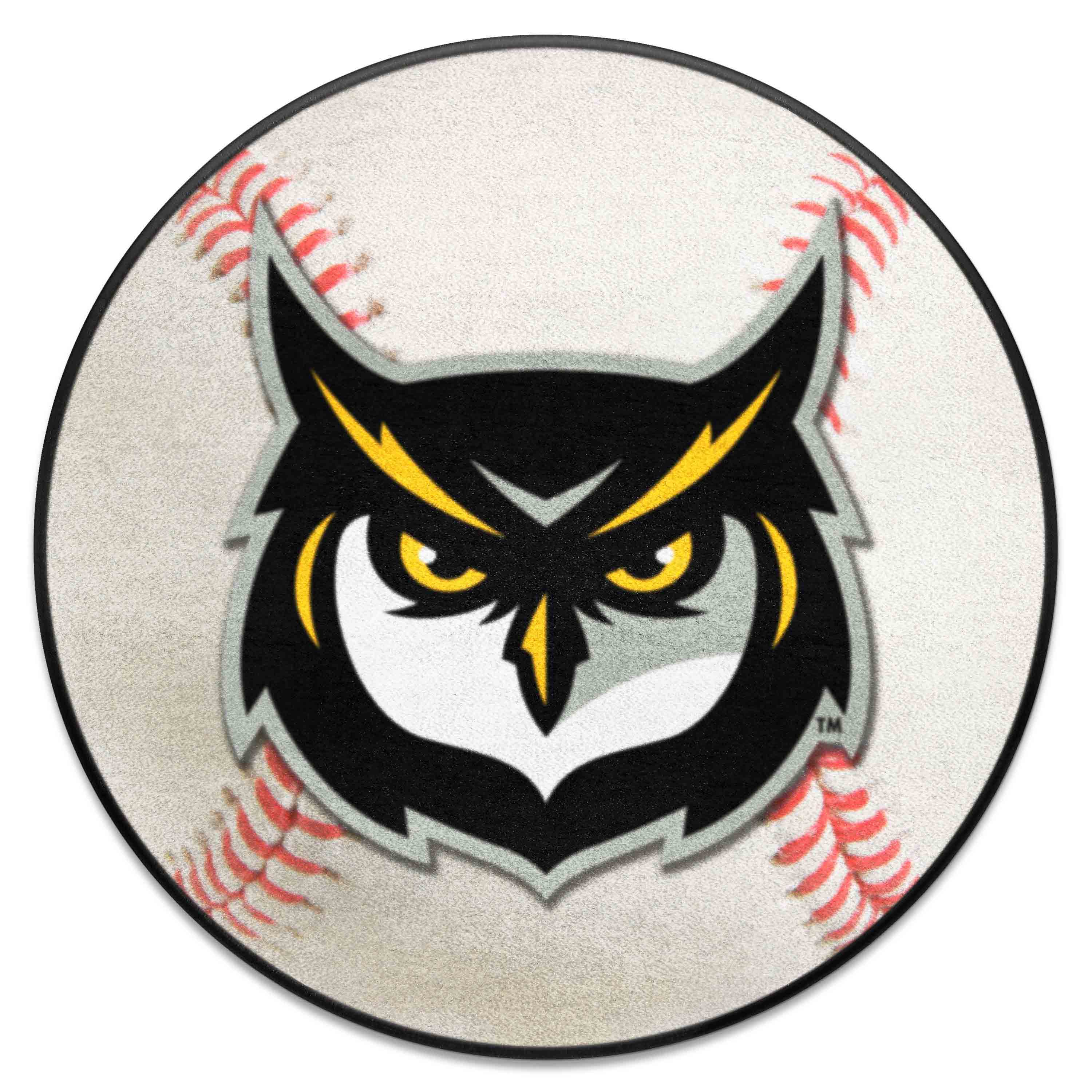 Kennesaw State Owls Baseball Rug - 27in. Diameter