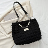 Bubble Textured Tote Bag - Trendsi