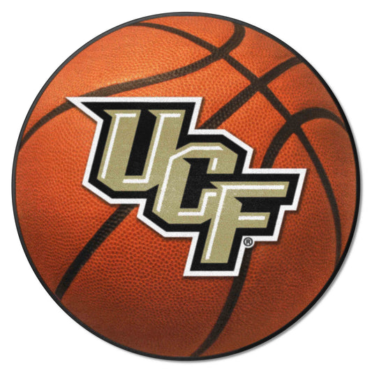 Central Florida Knights Basketball Rug - 27in. Diameter