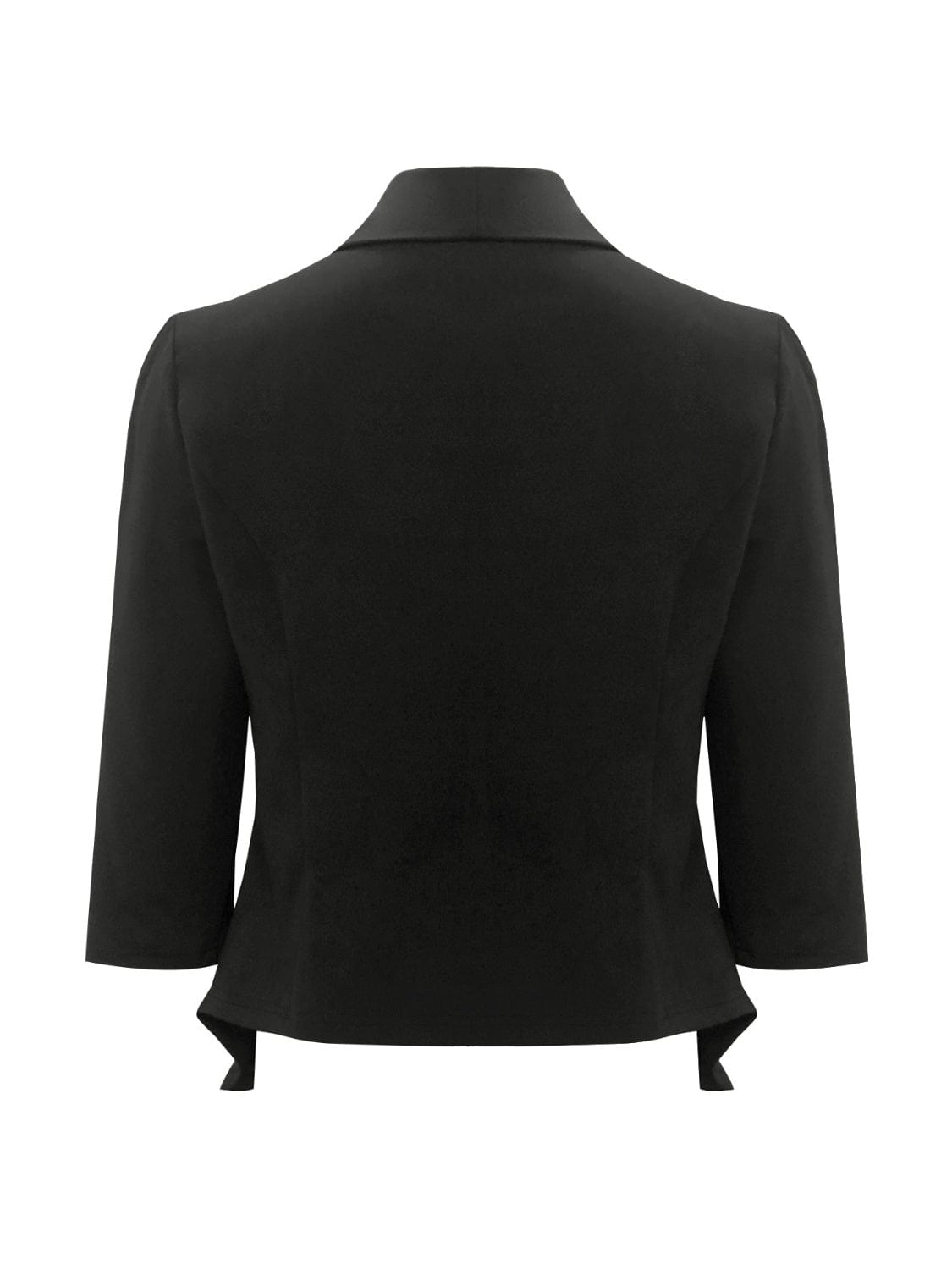 Three-Quarter Sleeve Blazer - Trendsi