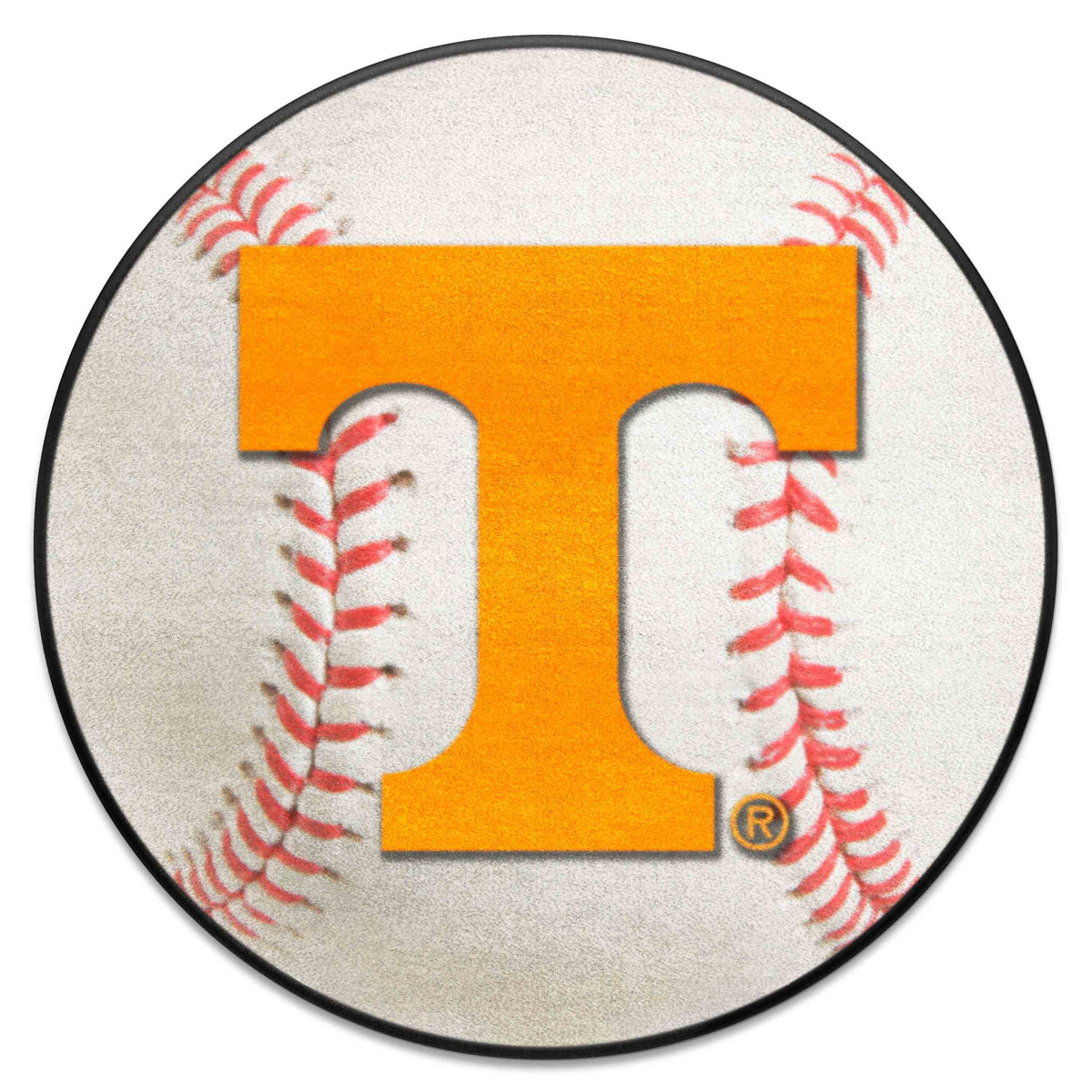 Tennessee Volunteers Baseball Rug - 27in. Diameter