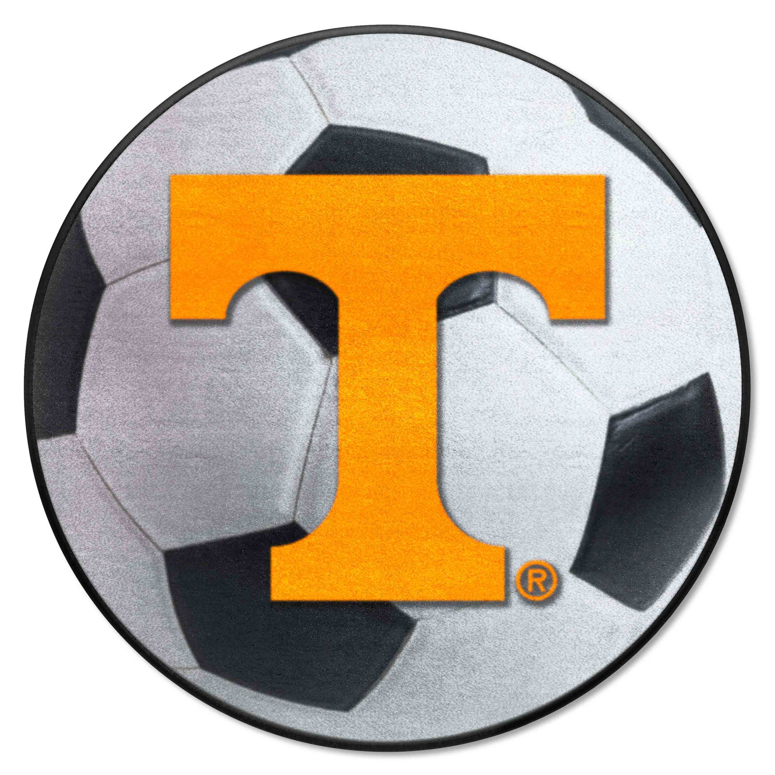 Tennessee Volunteers Soccer Ball Rug - 27in. Diameter