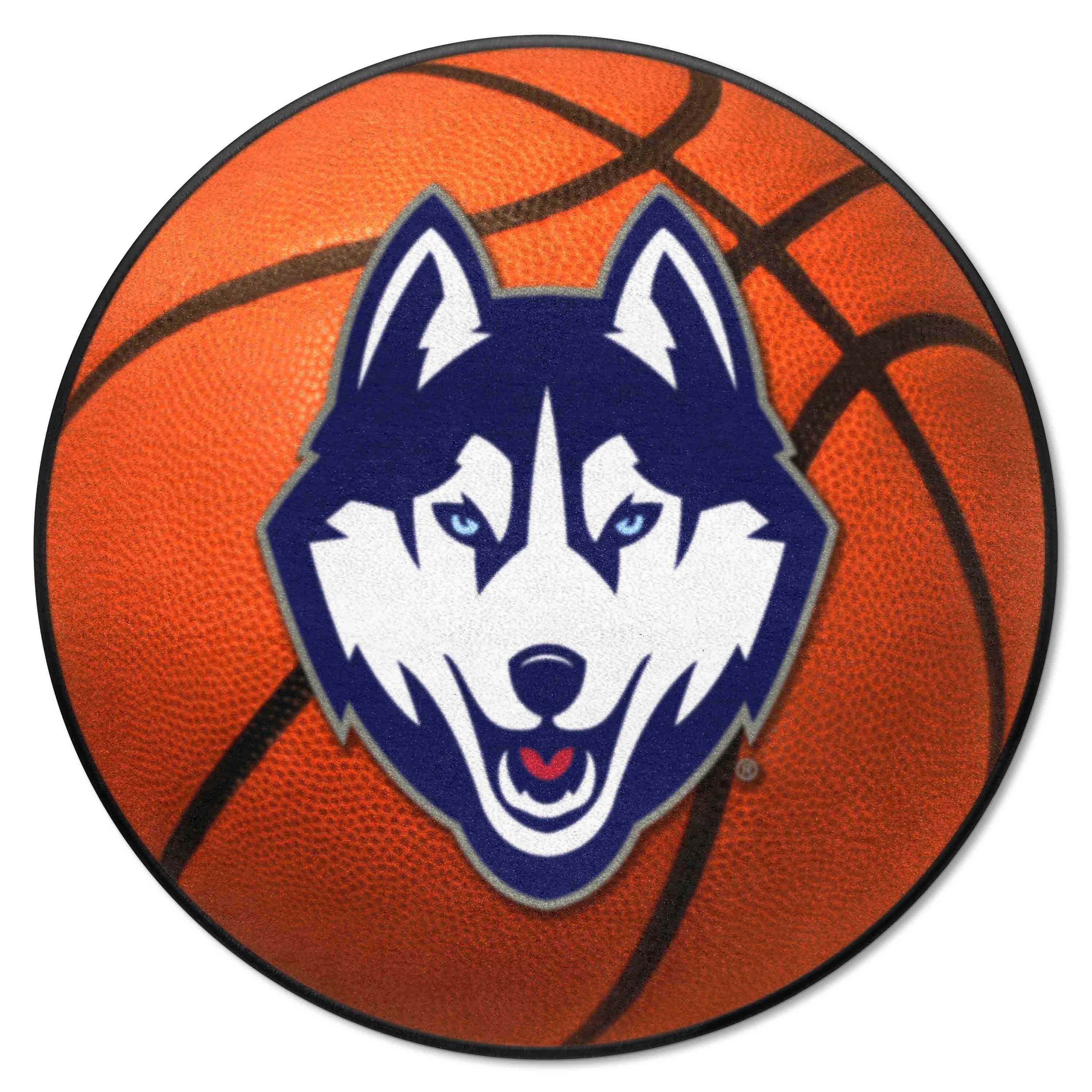 UConn Huskies Basketball Rug - 27in. Diameter