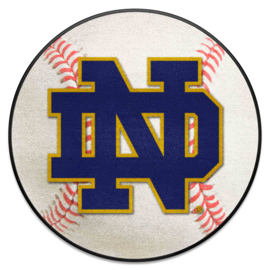 Notre Dame Fighting Irish Baseball Rug - 27in. Diameter