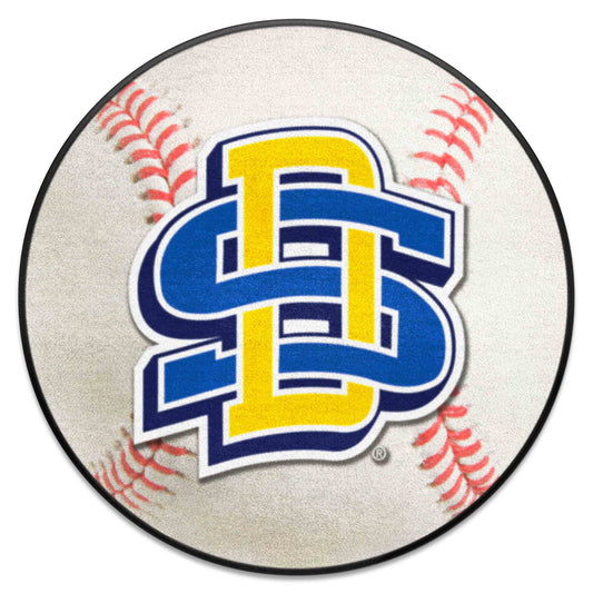 South Dakota State Jackrabbits Baseball Rug - 27in. Diameter