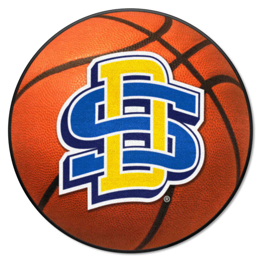 South Dakota State Jackrabbits Basketball Rug - 27in. Diameter