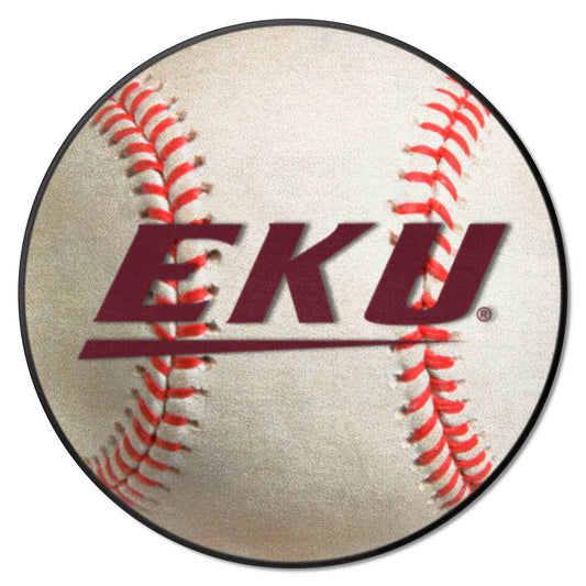 Eastern Kentucky Colonels Baseball Rug - 27in. Diameter