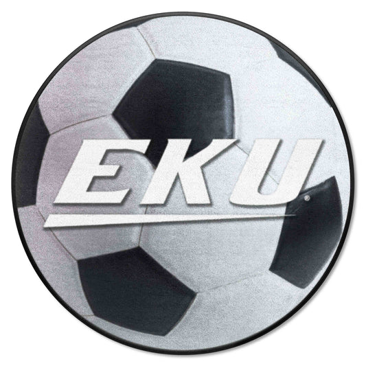 Eastern Kentucky Colonels Soccer Ball Rug - 27in. Diameter - Eastern Kentucky