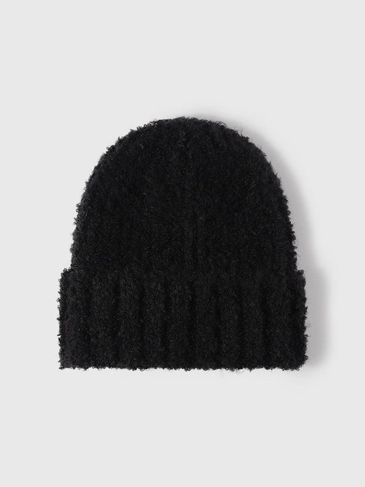 Thermal Teddy Knit Hat - Trendsi